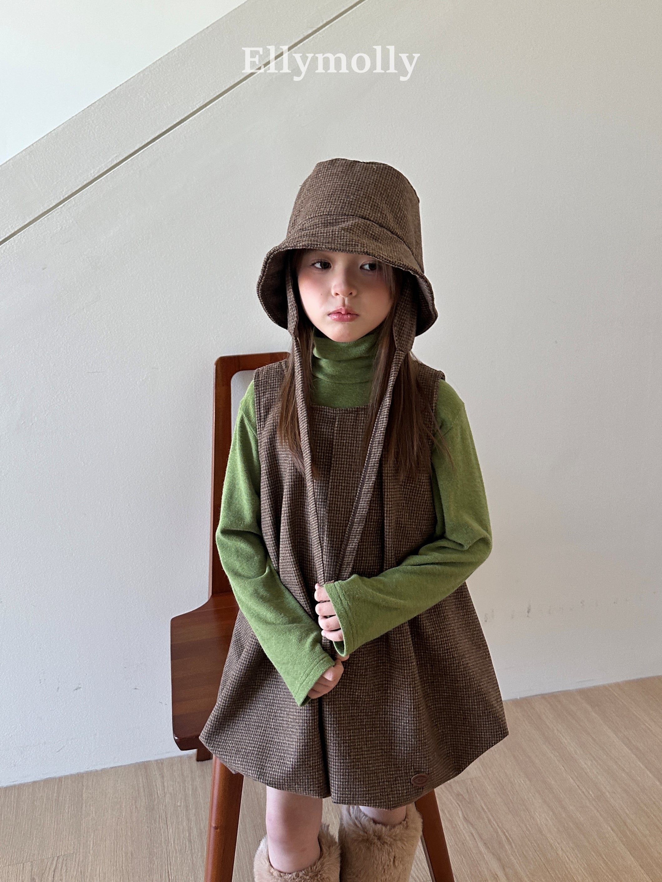 ［ELLY MOLLY］Luna balloon one-piece