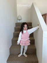 ［ELLY MOLLY］Velvet crunch vest