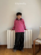 ［ELLY MOLLY］Rivet curve denim pants