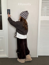 ［ELLY MOLLY］Rolling big cargo pants