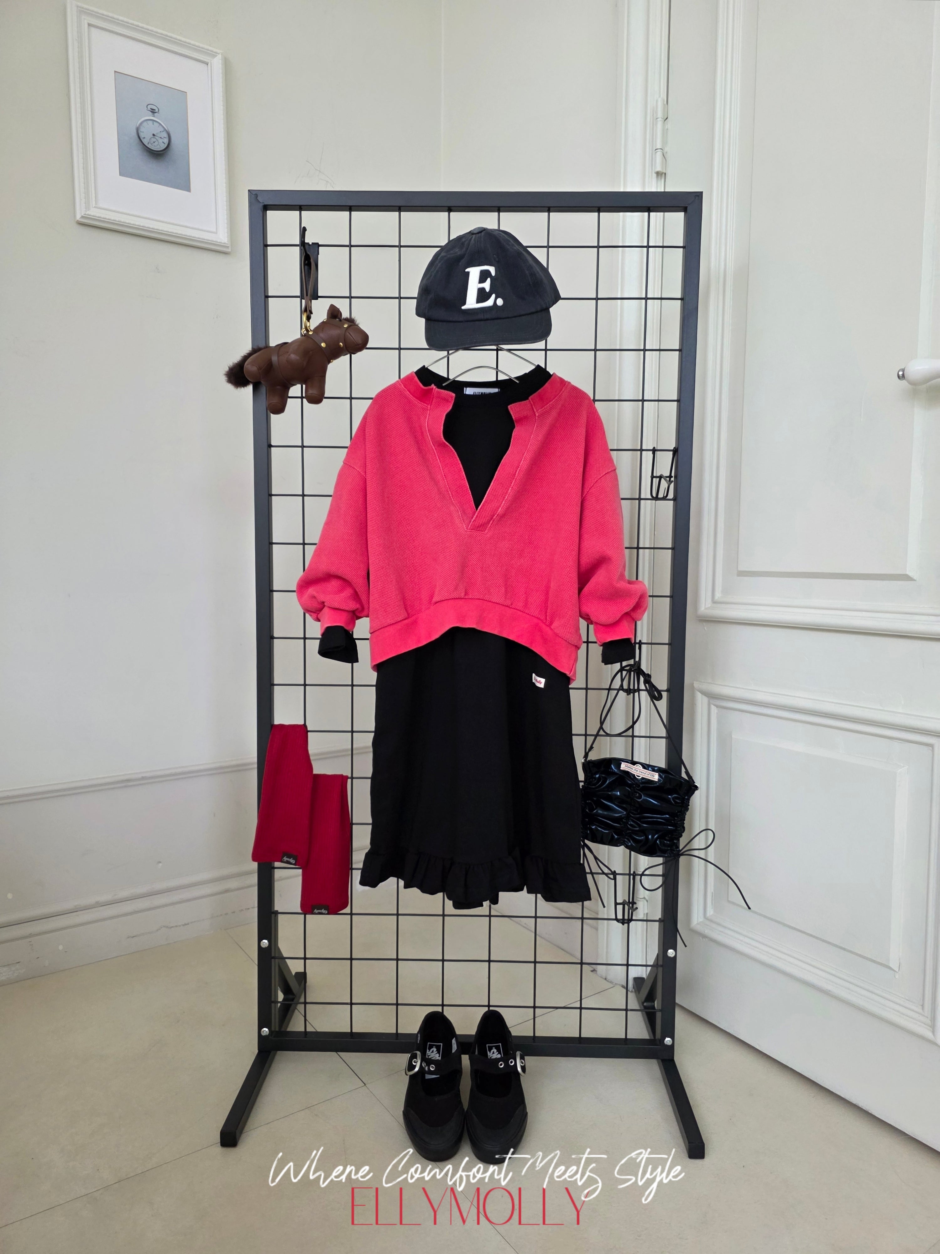 ［ELLY MOLLY］Slit opening mtm