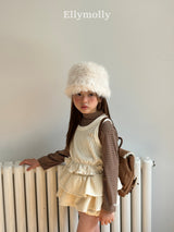 ［ELLY MOLLY］Mue stripe halfneck tee