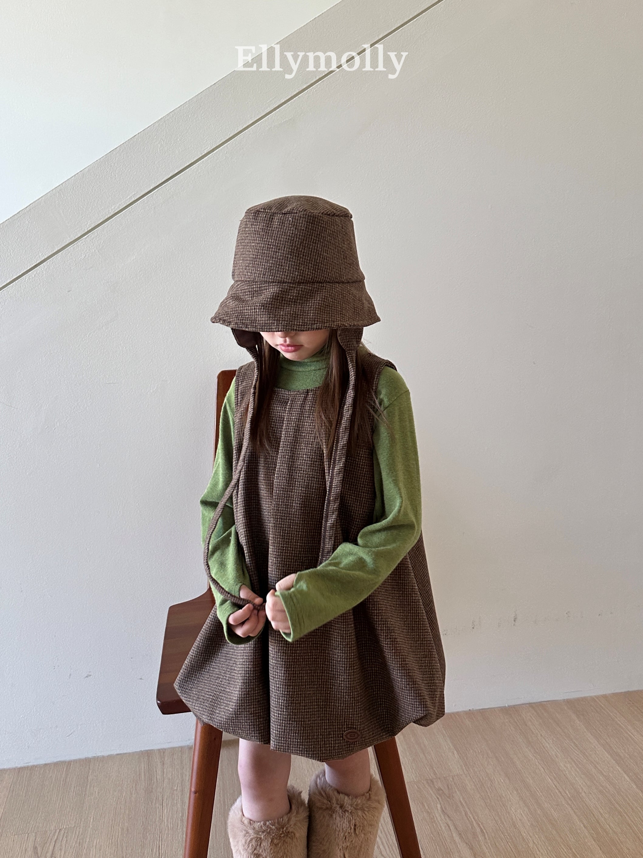 ［ELLY MOLLY］Luna balloon one-piece