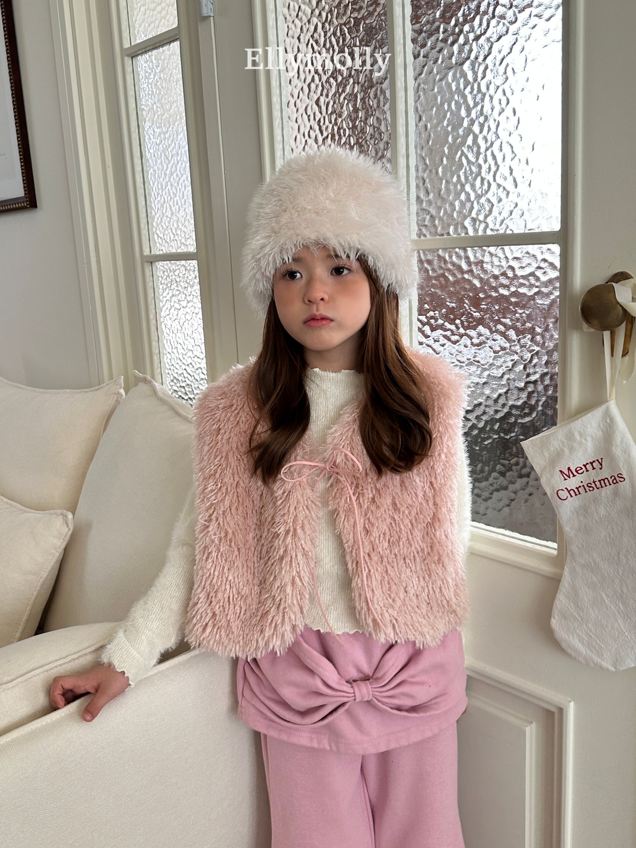 ［ELLY MOLLY］Fluffy vest