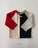 ［Aosta］Dot Raglan Tee