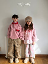 ［ELLY MOLLY］Gray heart jogger pants