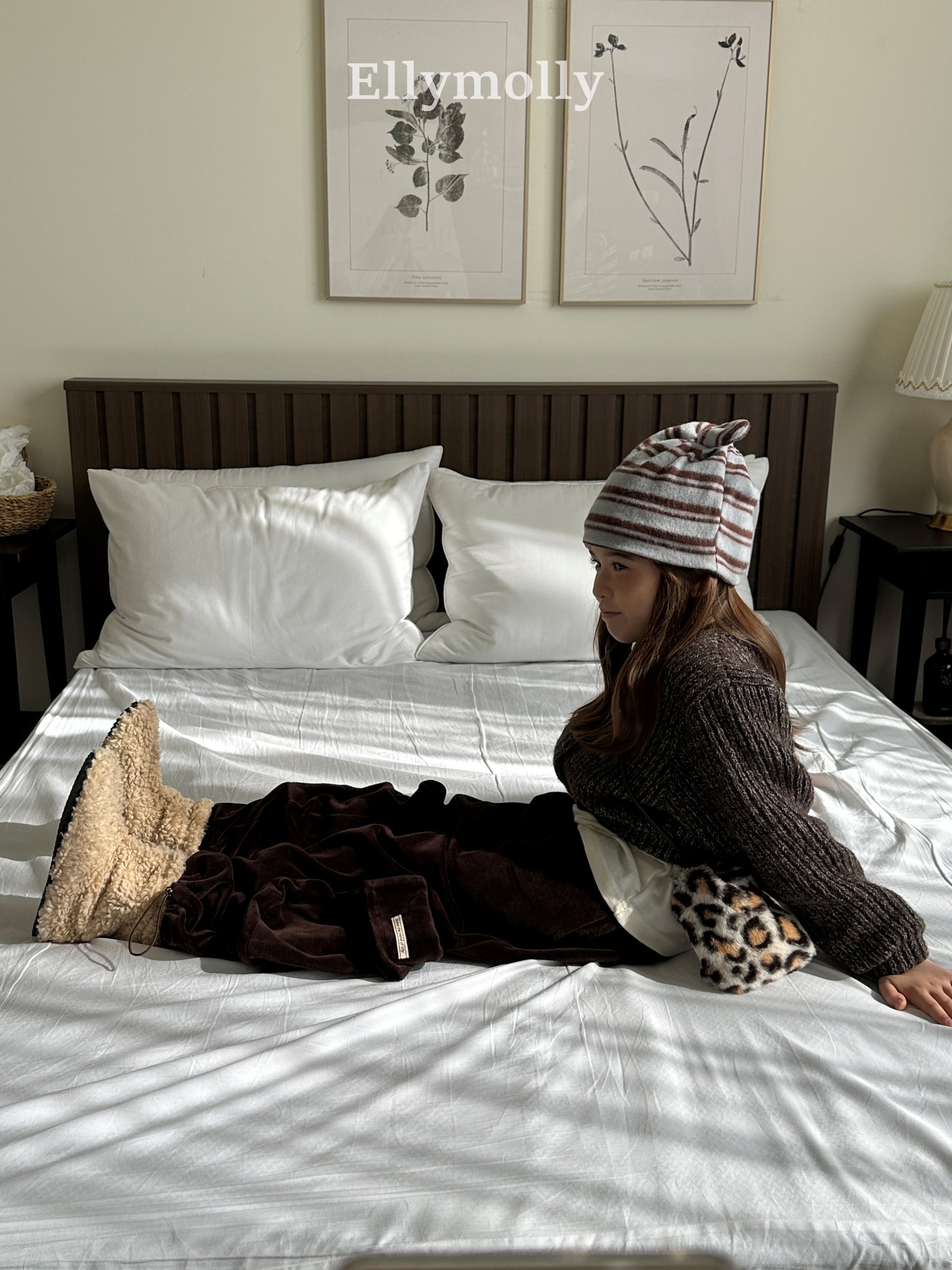 ［ELLY MOLLY］Rolling big cargo pants