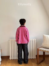 ［ELLY MOLLY］Rivet curve denim pants