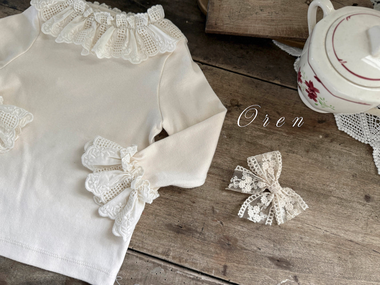 ［OREN］Ciel lace tops