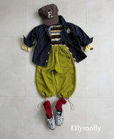 ［ELLY MOLLY］Campus layered tee