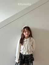 ［ELLY MOLLY］Miso check wrap pants