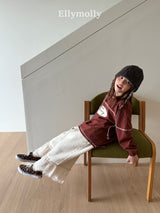 ［ELLY MOLLY］Fancy boxy tee