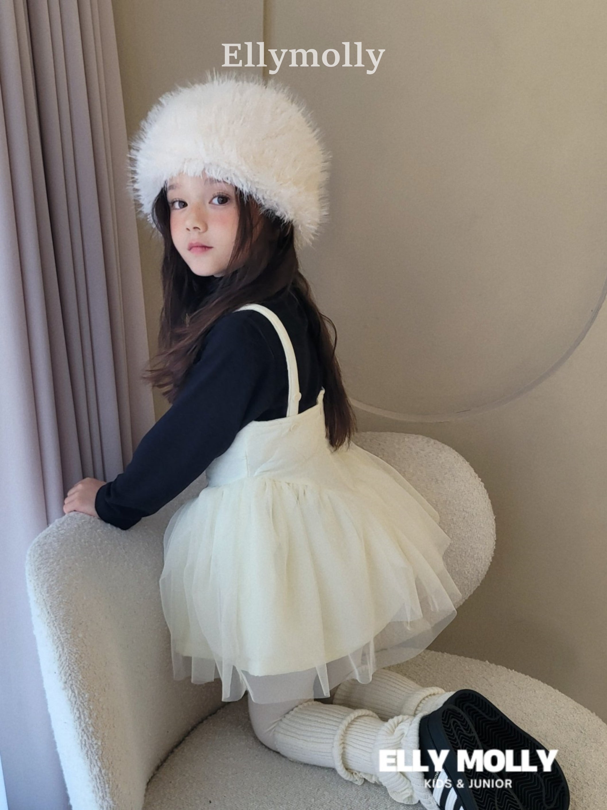 ［ELLY MOLLY］Quilting shasha one-piece