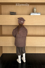 ［ELLY MOLLY］Soft tow tone mouton jacket