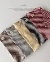 ［Aosta］Cookie Stripe Tee