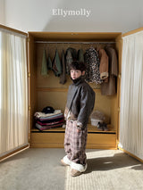 ［ELLY MOLLY］Teddy fur check pants