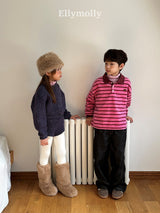 ［ELLY MOLLY］Pompom snow collar tee