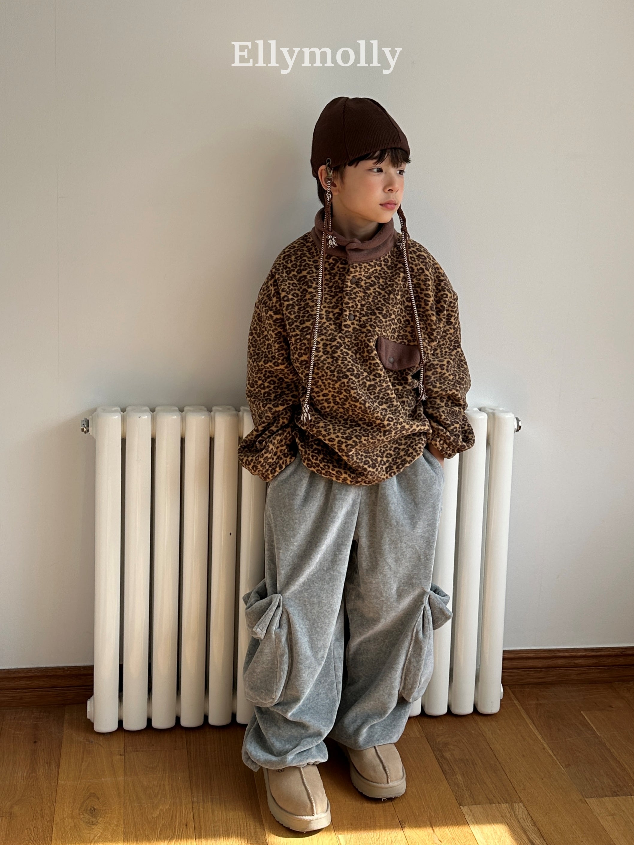 ［ELLY MOLLY］Rolling big cargo pants