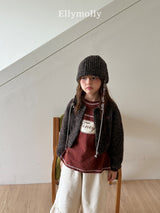 ［ELLY MOLLY］Fancy boxy tee