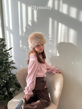 ［ELLY MOLLY］Honey round collar blouse