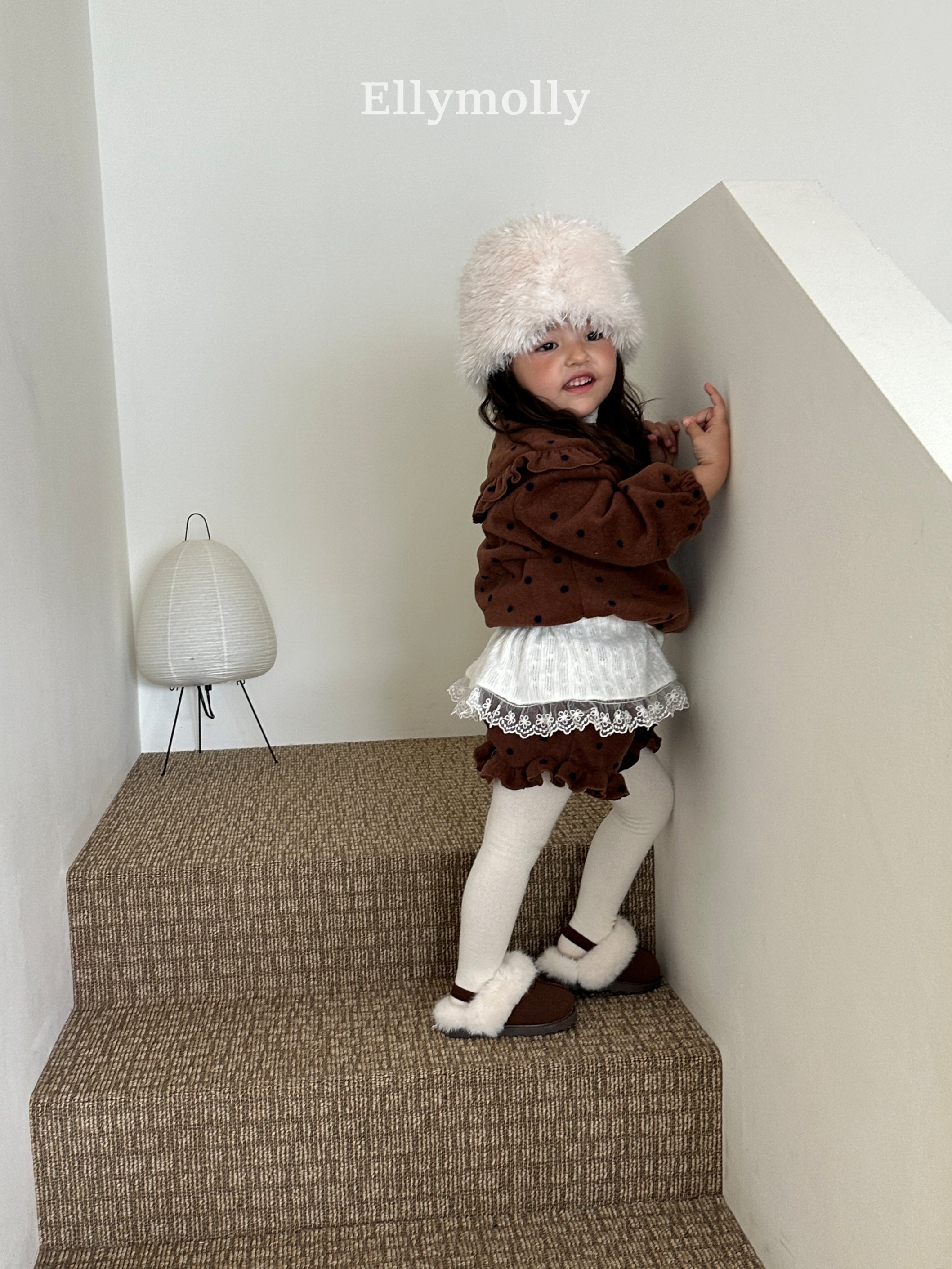 ［ELLY MOLLY］Blooming knit skirt