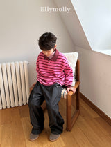 ［ELLY MOLLY］Pompom snow collar tee