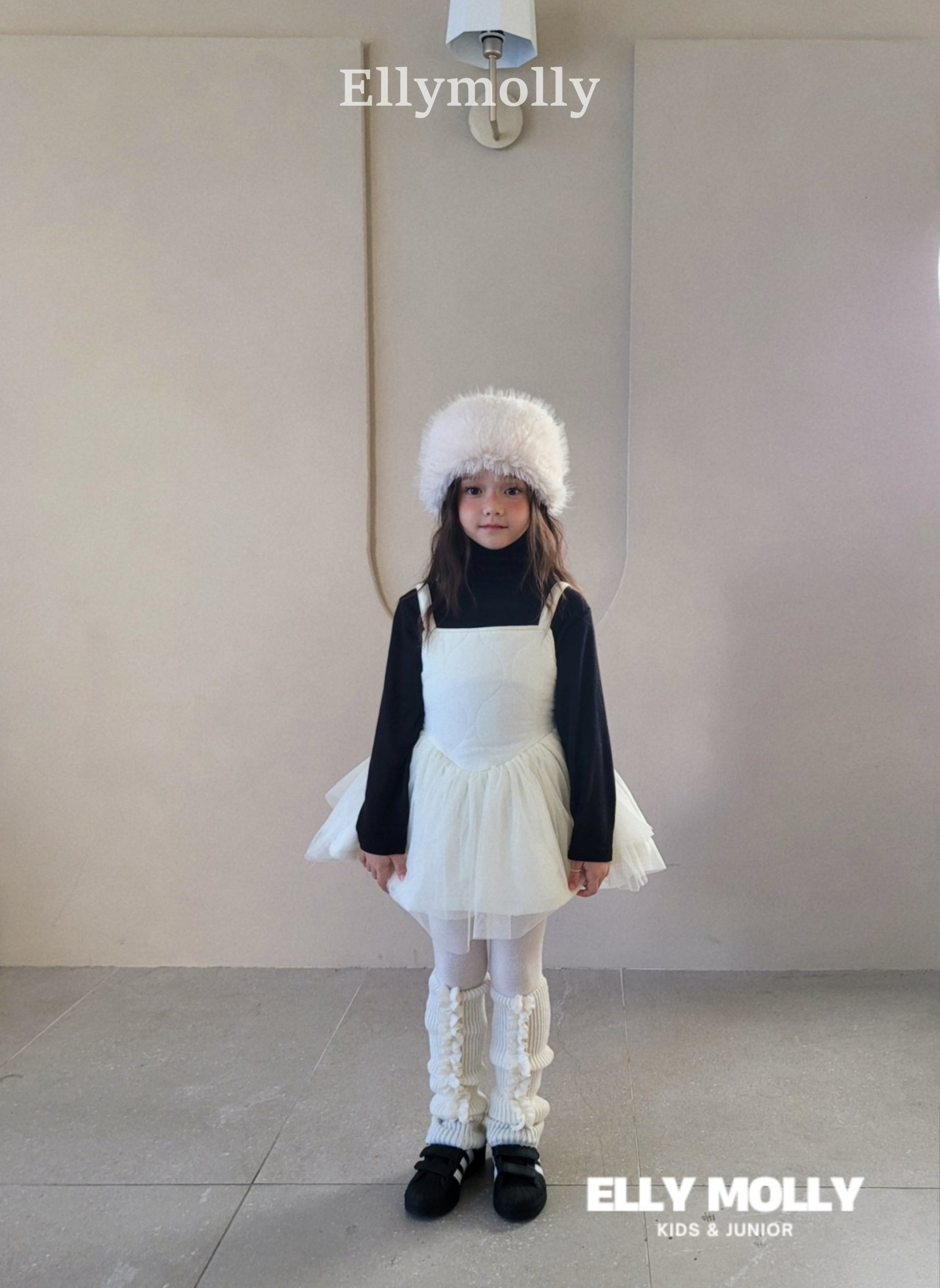 ［ELLY MOLLY］Quilting shasha one-piece