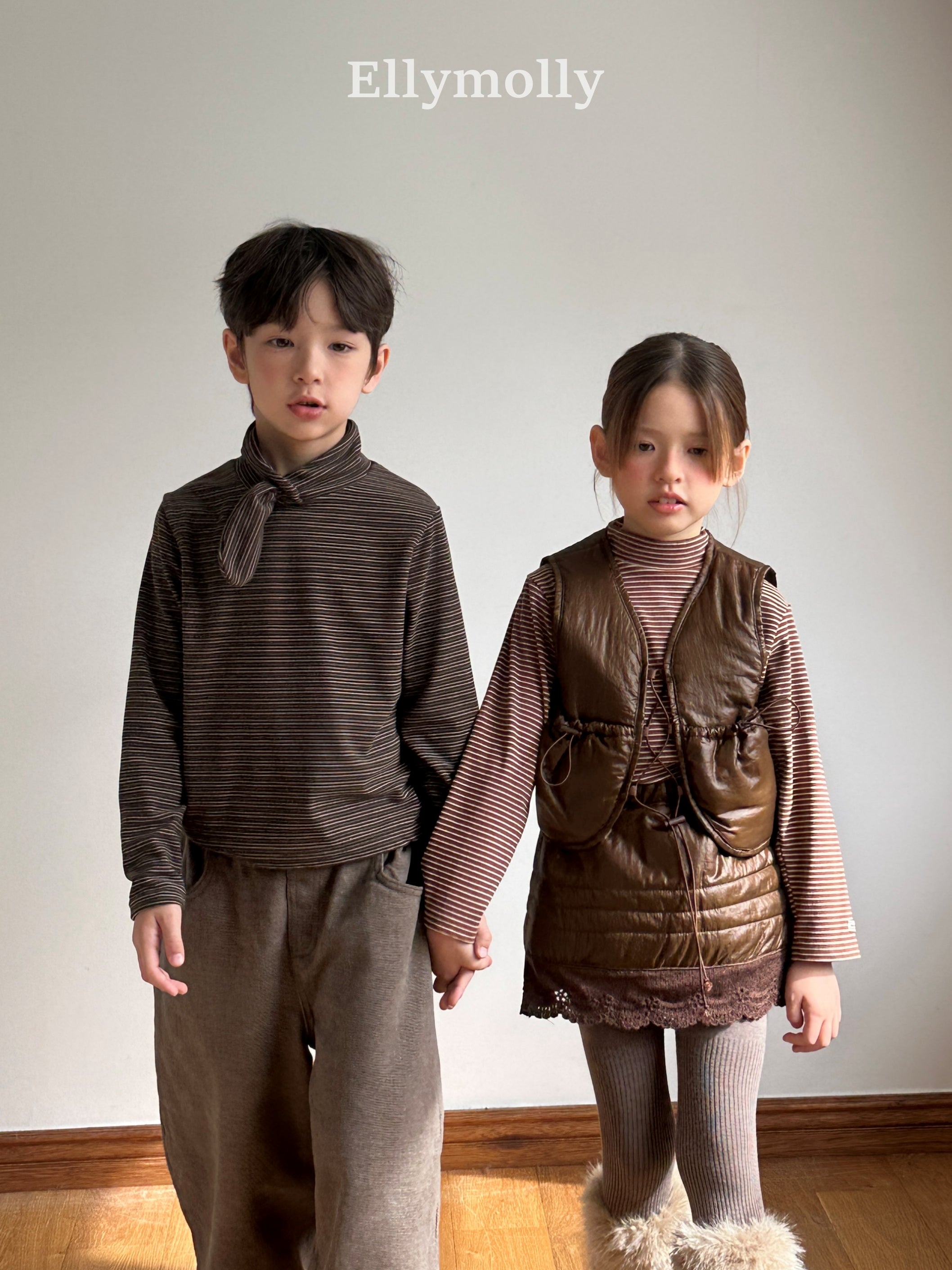 ［ELLY MOLLY］Nua muffler tee