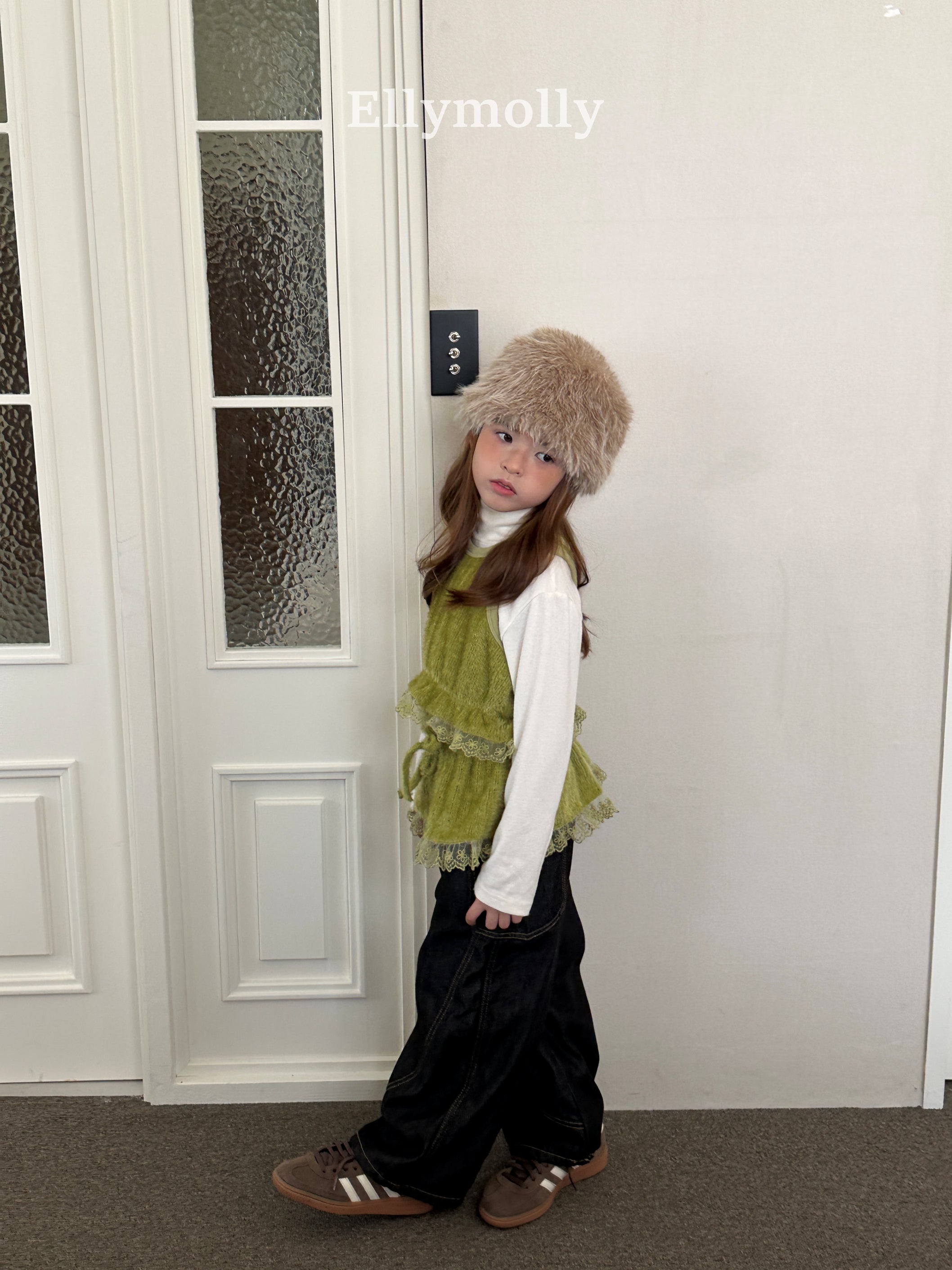 ［ELLY MOLLY］Blooming knit bustier