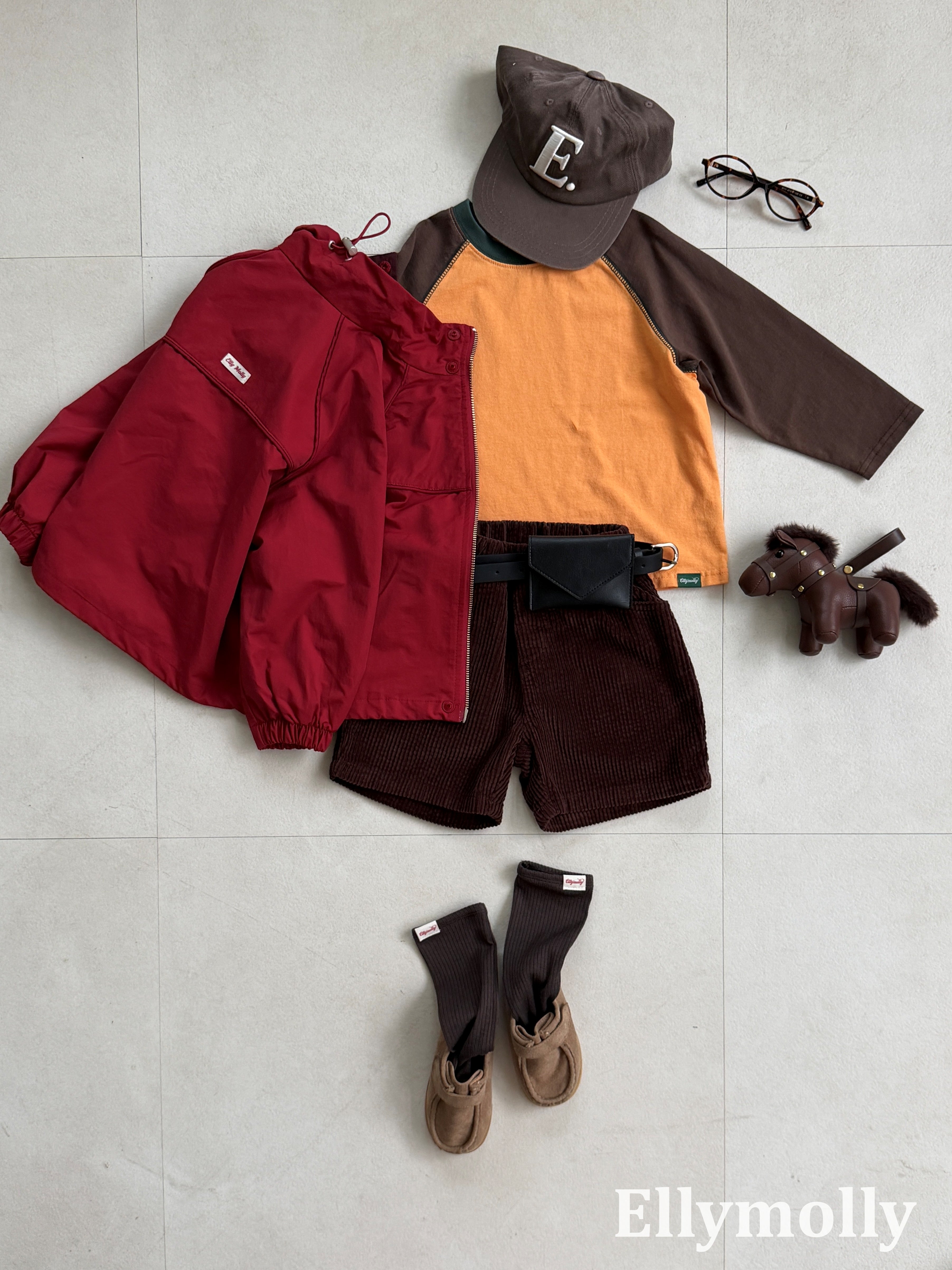 ［ELLY MOLLY］Flame windbreaker