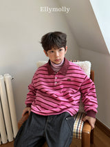 ［ELLY MOLLY］Pompom snow collar tee