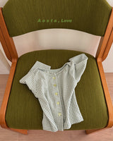 ［Aosta］Kiki Check Cardigan