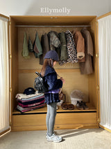 ［ELLY MOLLY］Dot frill pants