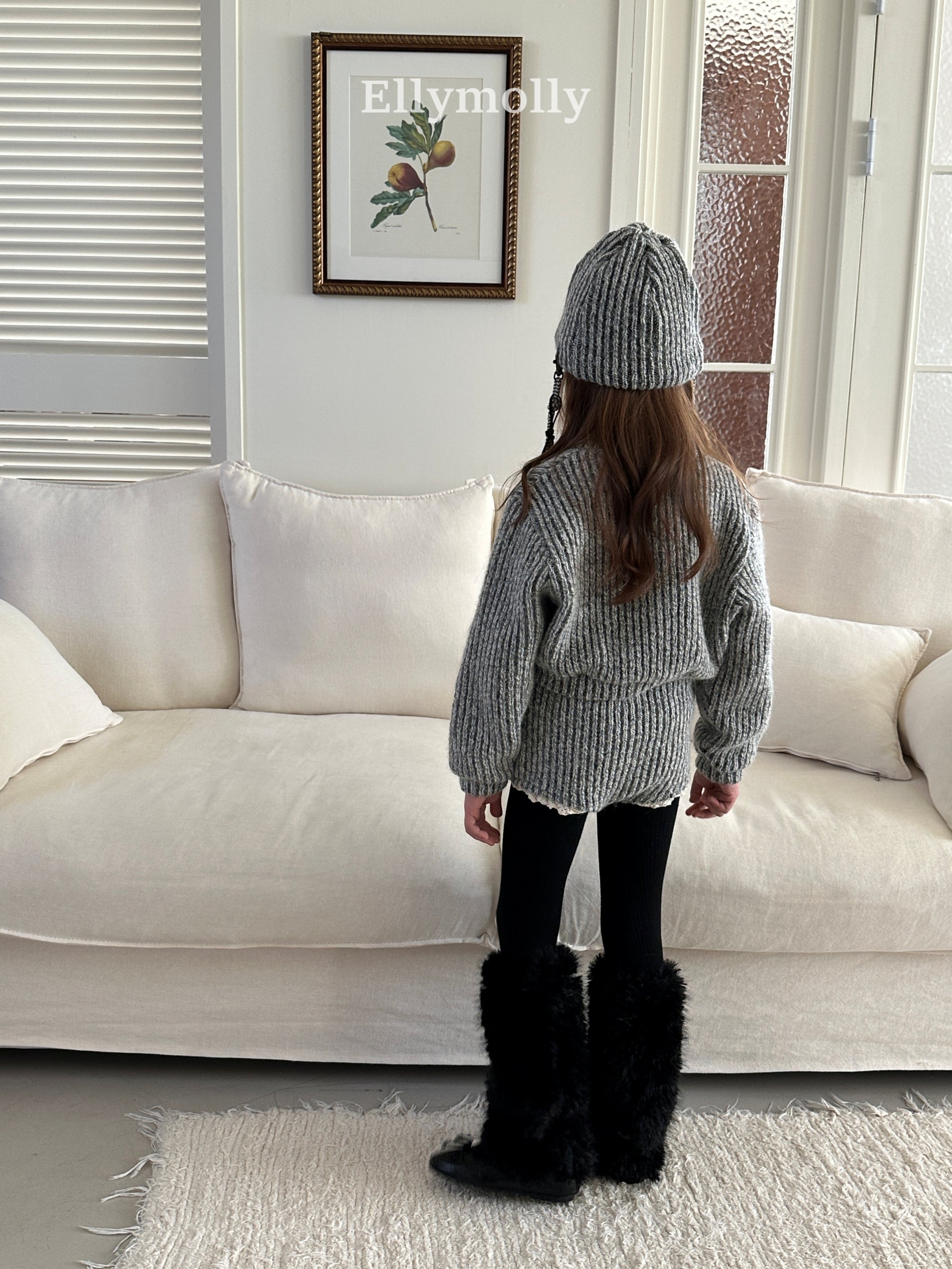 ［ELLY MOLLY］Muffin wool knit pants