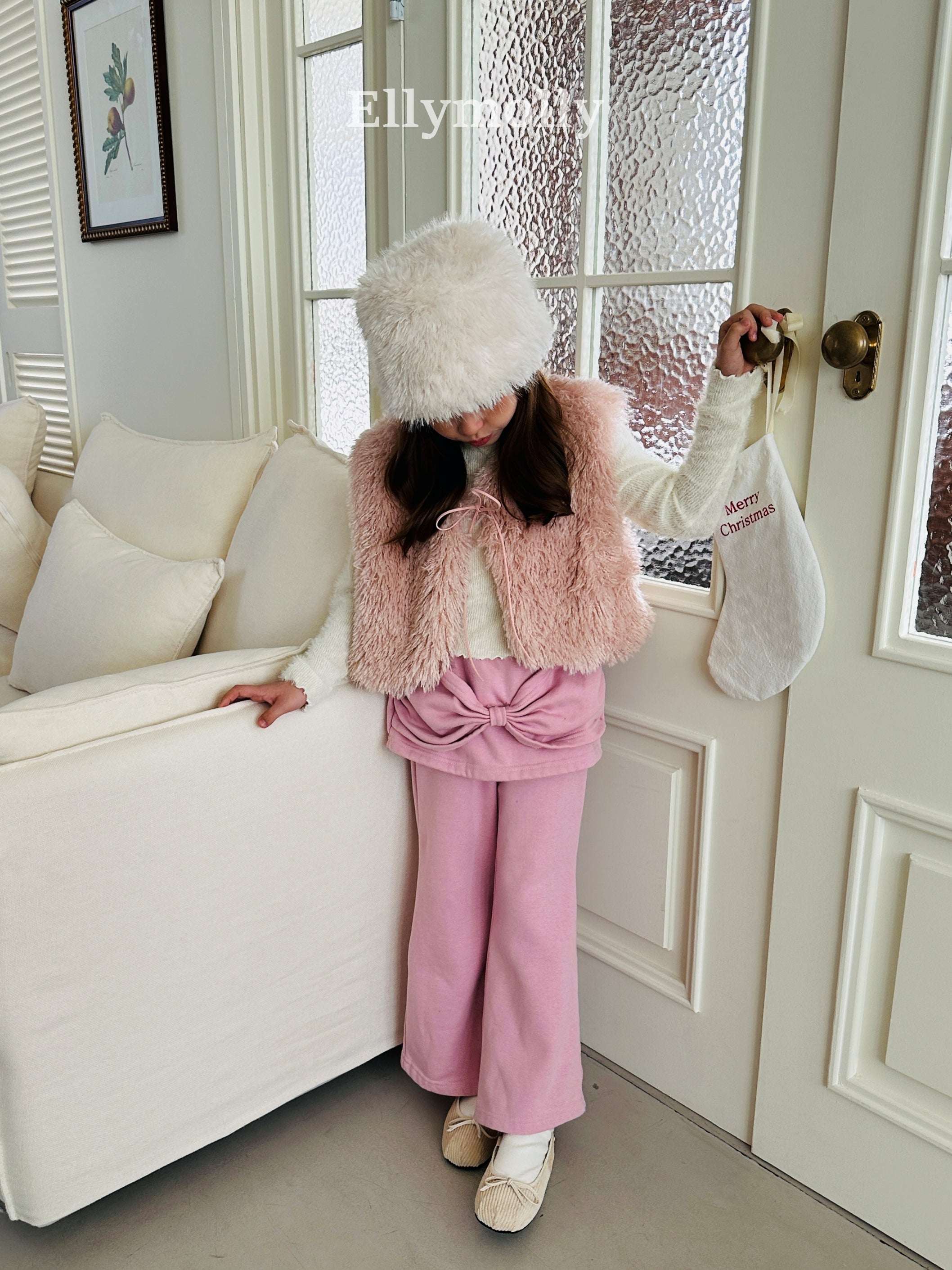 ［ELLY MOLLY］Lovely ribbon pants