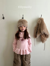 ［ELLY MOLLY］Rose frill hoodie