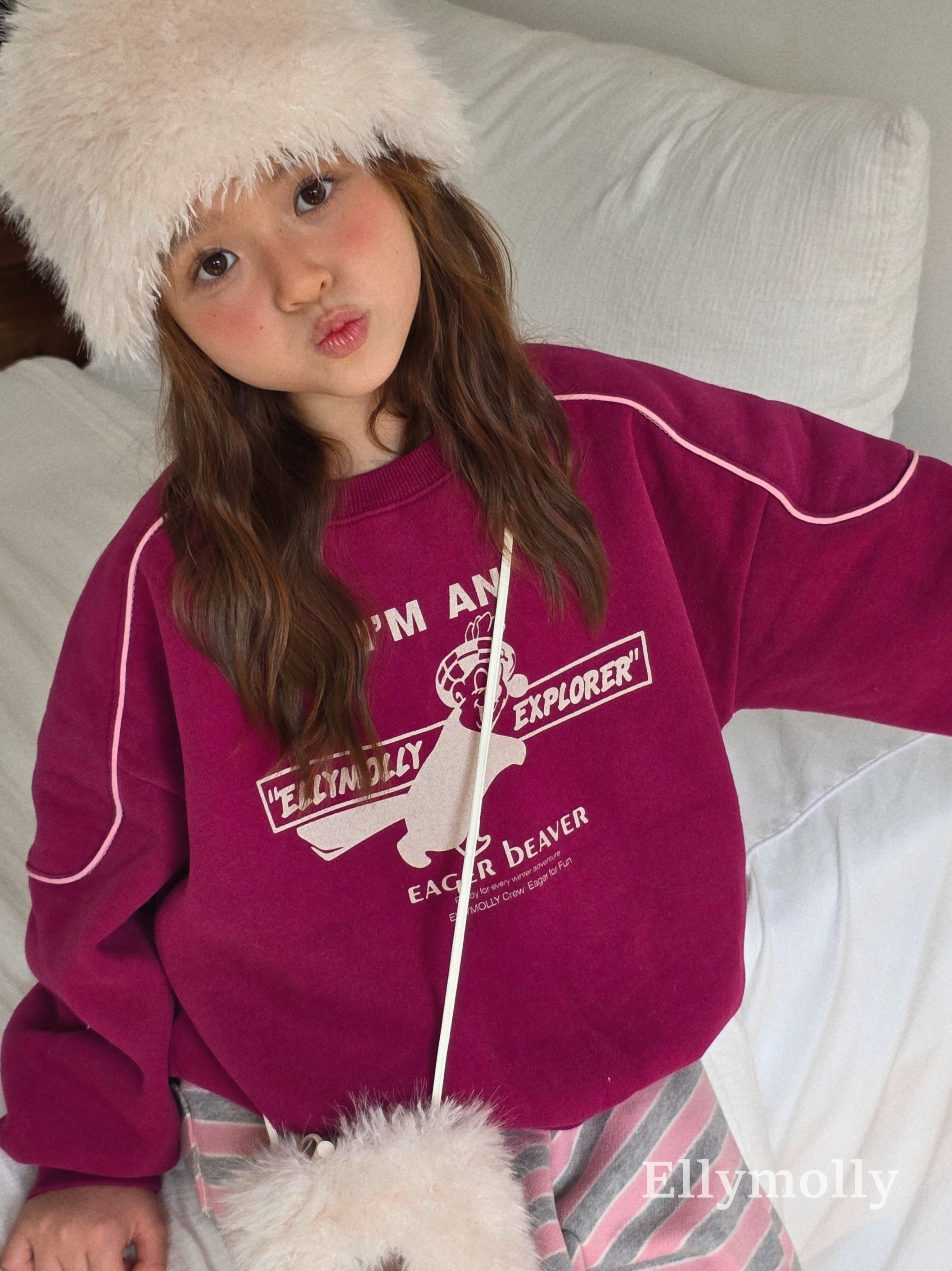 ［ELLY MOLLY］Crew piping mtm