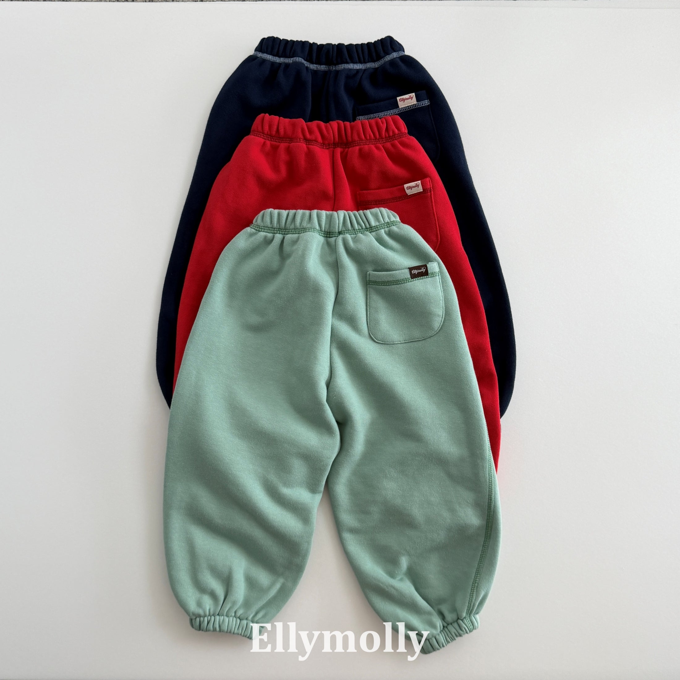 ［ELLY MOLLY］Dayday color jogger pants