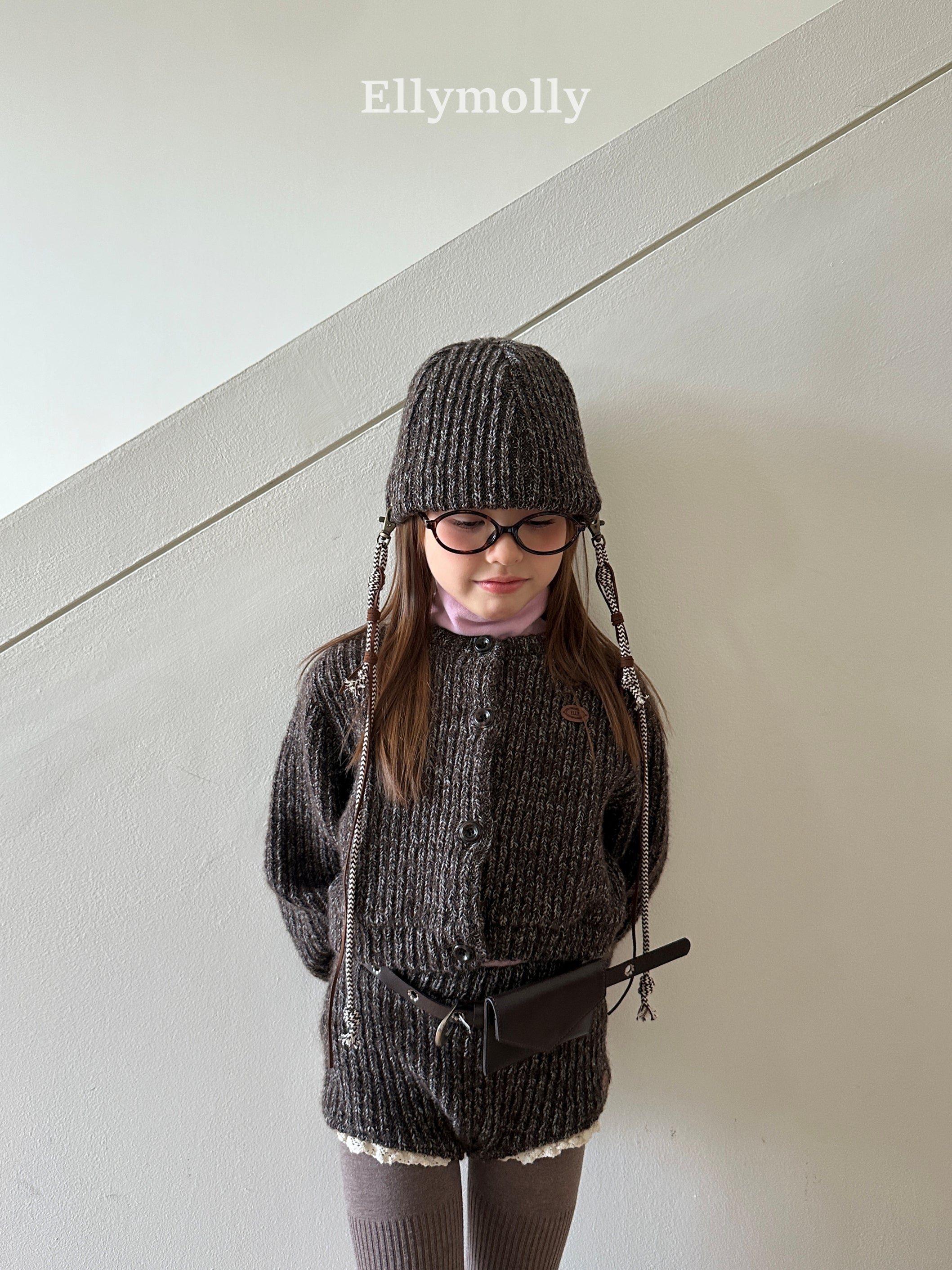 ［ELLY MOLLY］Muffin wool knit pants