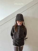 ［ELLY MOLLY］Muffin wool knit pants