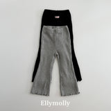 ［ELLY MOLLY］Mellow rib flare pants