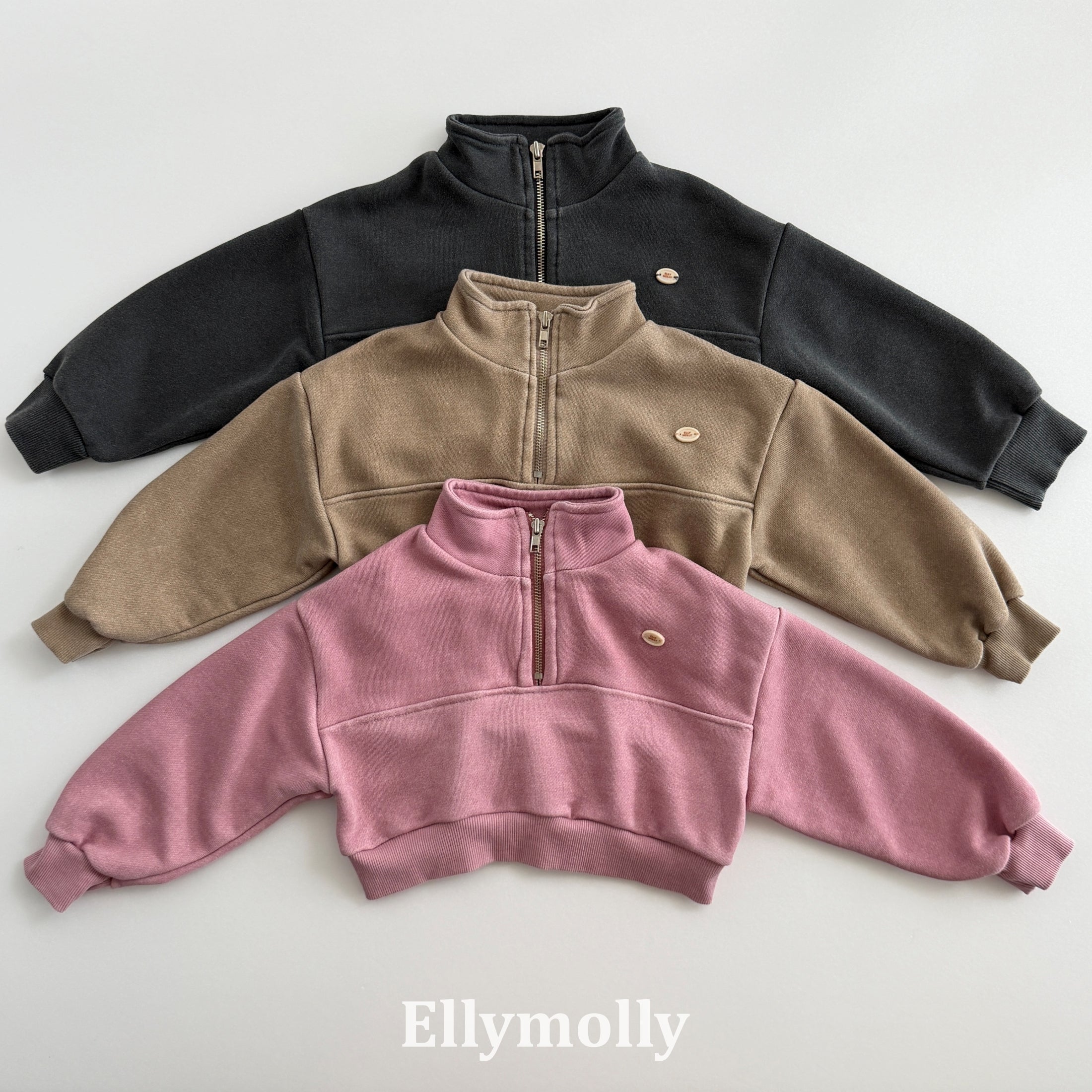 ［ELLY MOLLY］Arch pigment zip up