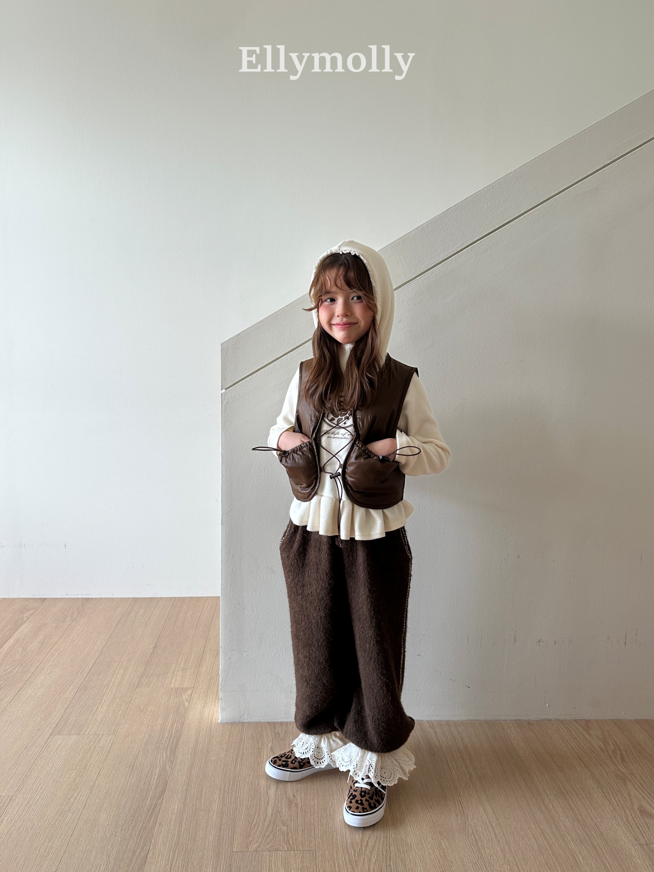 ［ELLY MOLLY］For you padding vest