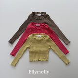 ［ELLY MOLLY］Dine wave rib tops