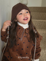 ［ELLY MOLLY］Dot frill pants