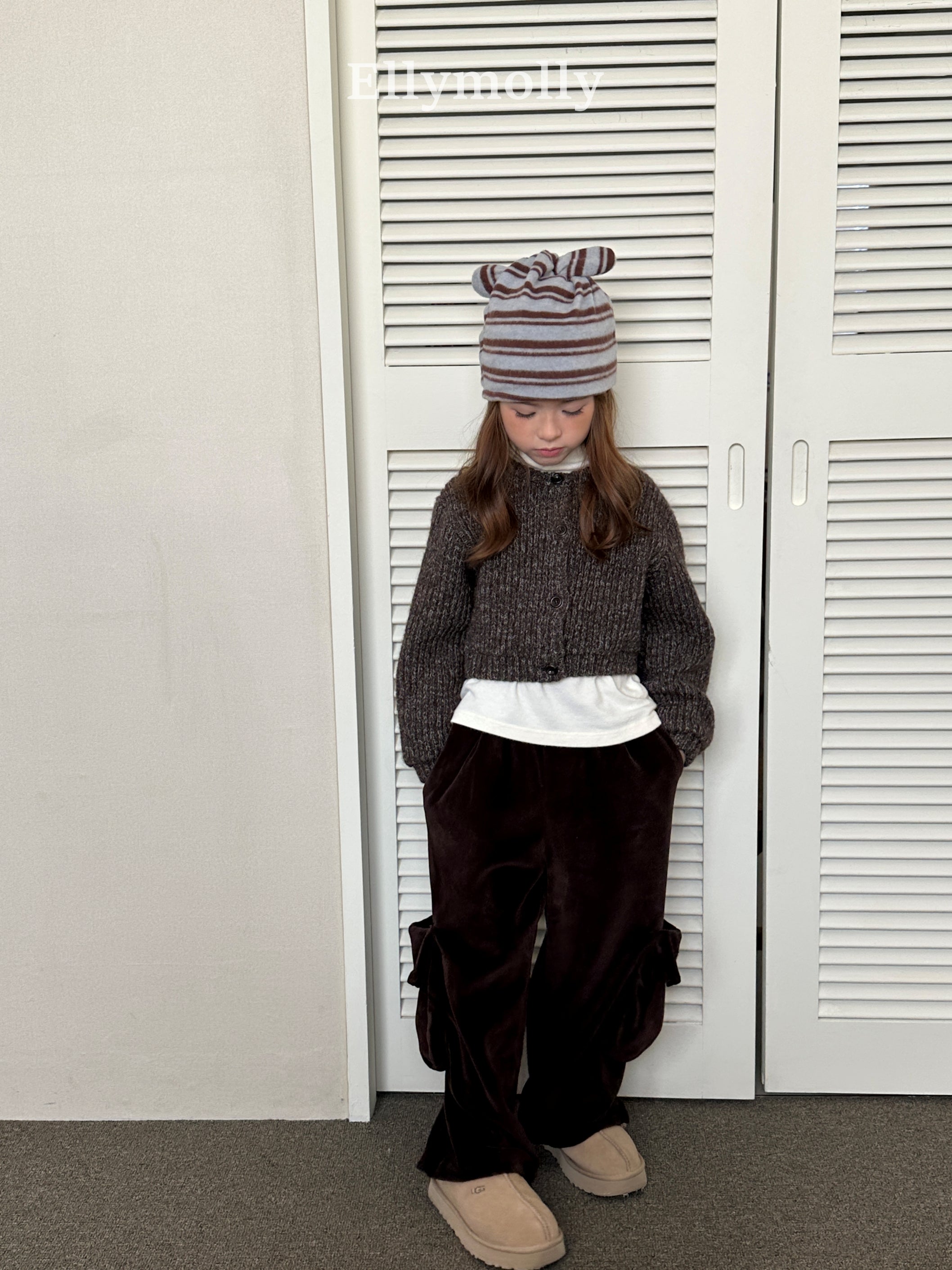 ［ELLY MOLLY］Rolling big cargo pants