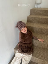 ［ELLY MOLLY］Blooming knit skirt