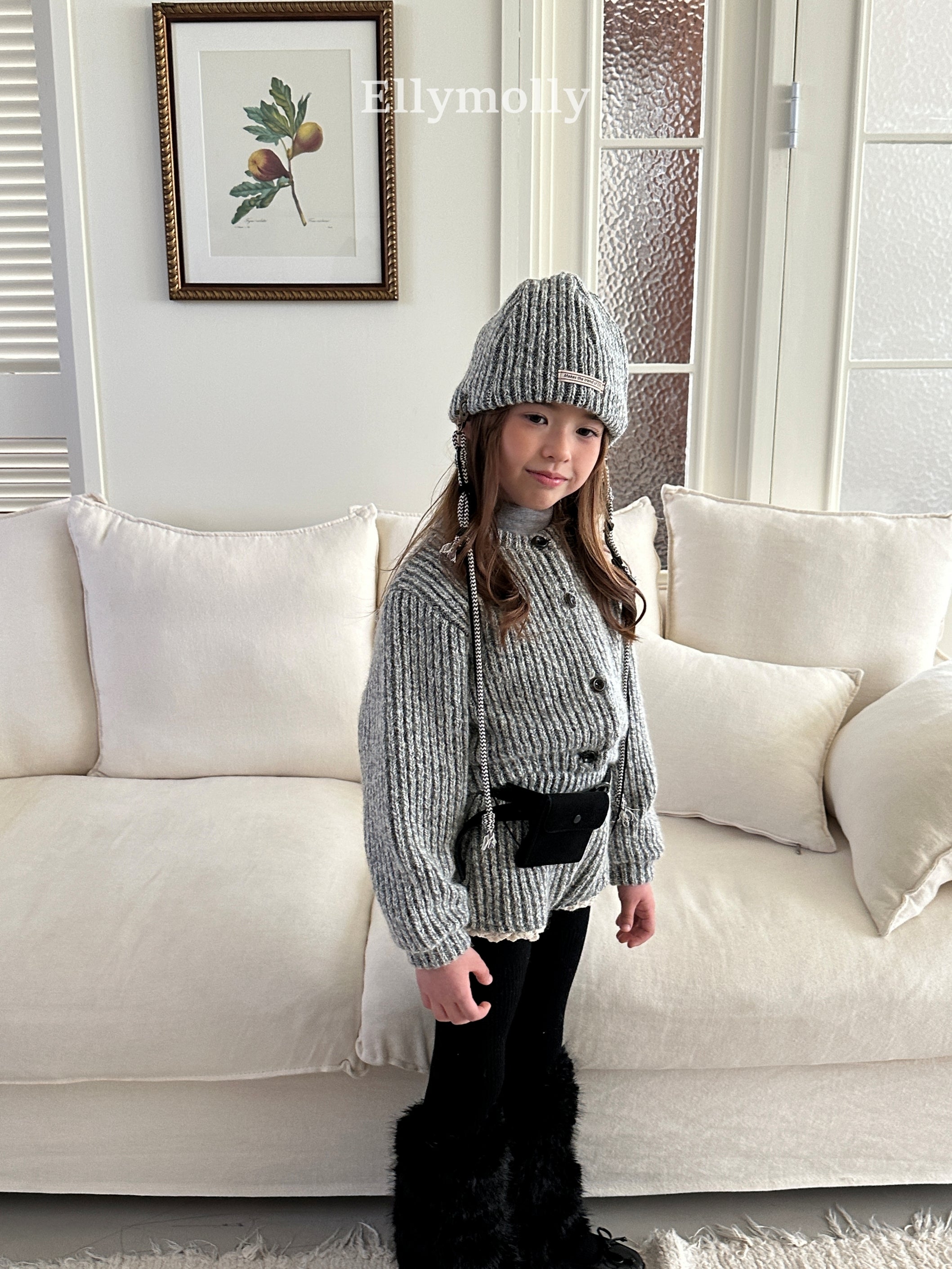 ［ELLY MOLLY］Muffin wool knit pants