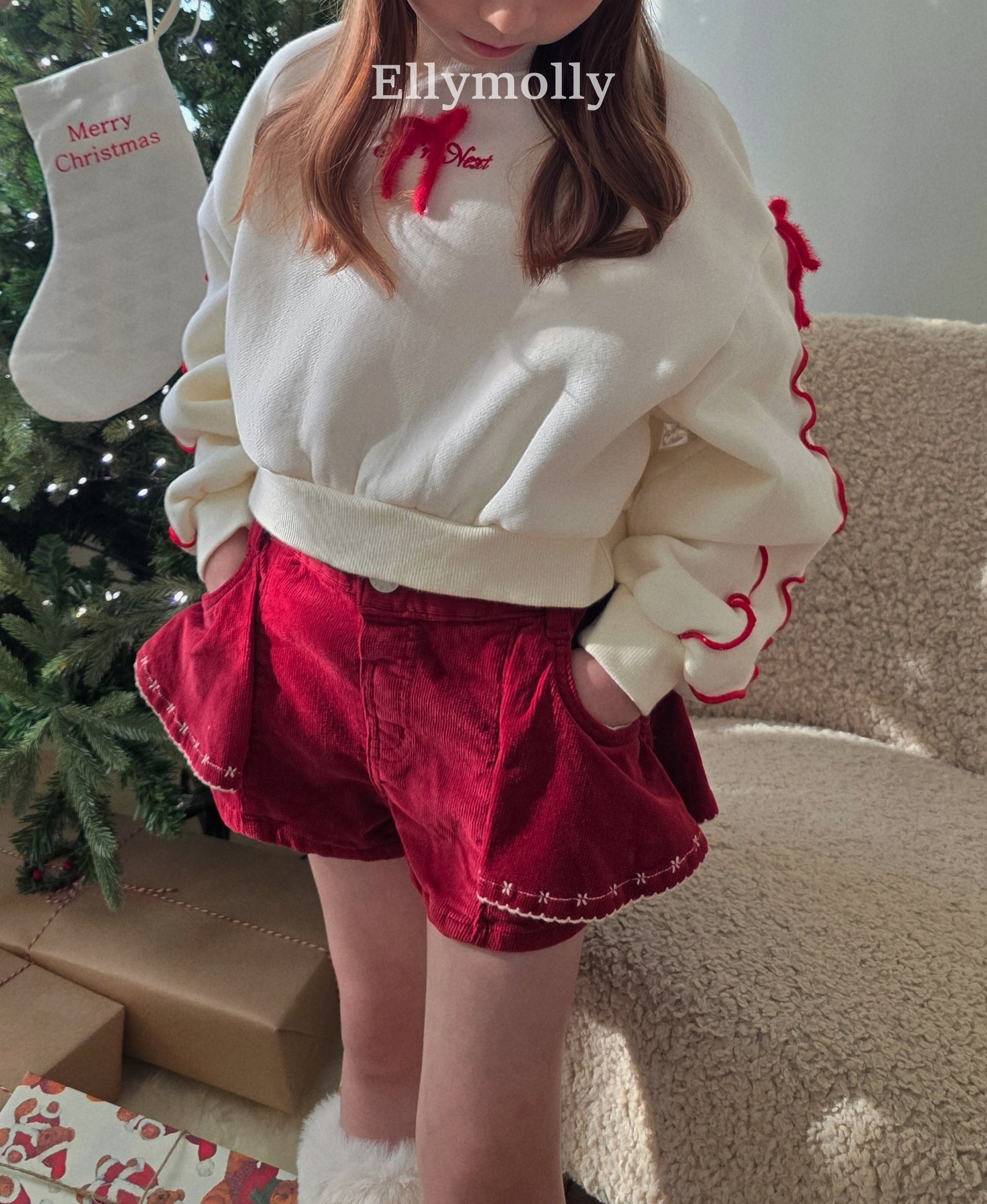 ［ELLY MOLLY］Double bow crop mtm