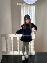 ［ELLY MOLLY］Snow warm turtleneck tee